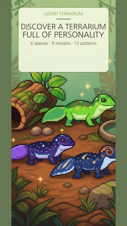 Recording a bred lizard’s morph and pattern in the collection